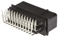 344108-1 TE Connectivity, Econoseal III 070 Automotive Connector Through Hole 36 Way, Solder Termination