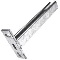 p-2663-300 Unistrut Steel 300mm Cantilever Arm With 135 x 45mm Base 1.20kg