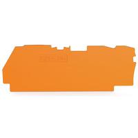 2104-1392 WAGO TOPJOB S Series End Plate for Use with DIN Rail Terminal Block