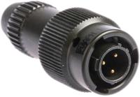 62gb-16j08-33pn Amphenol Limited, 62GB 3 Way Cable Mount MIL Spec Circular Connector Plug, Pin Contacts,Shell Size 8, Bayonet Coupling,