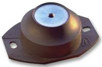 533703 Paulstra Hutchinson Cylindrical M6 Anti Vibration Mount, Female Buffer Foot