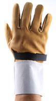 bc109vse Facom Yellow Leather Electricians Gloves, Size 9