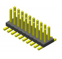 fts-108-01-l-d Samtec FTS Series Straight Surface Pin Header, 8 Contact(s), 1.27 mm Pitch, 2 Row, Unshrouded