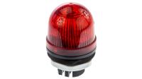 80110075 Werma EM 801 Series Red Steady Beacon, 24 V ac/dc, Panel Mount, LED Bulb, IP65
