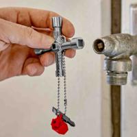 00-11-03-s1 Knipex Diecast Zinc 3-way Control Cabinet Key