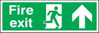 763-1939 Vinyl FIRE EXIT, Fire Exit, English, Exit Sign