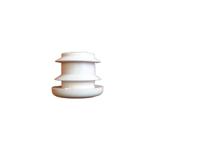702410 Guitel Hervieu White Plastic Round End Cap