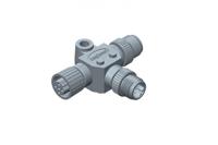 ss-040404-mfm-ts001 Amphenol Industrial Industrial Circular Connector, 4 Contacts, Threaded, Plug, Socket, Male/Female, IP68, M Series