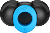 qsmy-6-4 Festo QSMY Series Y Tube-to-Tube Adaptor, Push In 6 mm to Push In 4 mm, Tube-to-Tube Connection Style, 153374