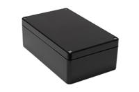 1590zgrp162bk Hammond 1590ZGRPBK Series Black Fibreglass Reinforced Polyester Enclosure, IP66, 260 x 160 x 90mm