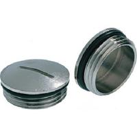 52103125 Lapp Blanking Plug, M20, Nickel Plated Brass, 22mm Diameter, Threaded