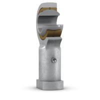 sikac-12-mvz019 SKF SIKAC M12 x 1.25 Female Steel Rod End, 12mm Bore, 67mm Long, Metric Thread Standard, Female Connection Gender