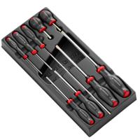 modat4pb Facom Phillips; Slotted Screwdriver Set, 9-Piece