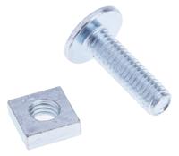 277-626 Bright Zinc Plated Steel Roofing Bolt, M6 x 20mm