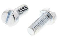 546-6310 RS PRO Slot M5  Cheese Head Steel Machine Screws DIN 84 x 12.0mm