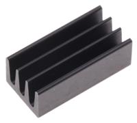 icksmda13 Fischer Elektronik Heatsink, Universal Rectangular Alu, 63K/W, 13 x 6.3 x 4.8mm, Conductive Adhesive, Conductive Foil