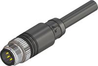 283-4937 RS PRO Male 5 way Straight M12 to Actuator/Sensor Cable, 2 m