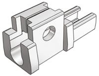 bj3-1 SMC Bracket, BJ3 Series, For Use With Double-acting cylinder