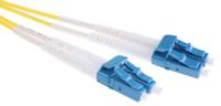91ll87200100 Molex Premise Networks LC to LC Duplex Single Mode OS1 Fibre Optic Cable, 9/125μm, Yellow, 1m