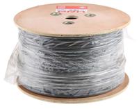 812-4687 RS PRO Data Cable, 5 Pairs, 10 Cores, 0.2 mm², Screened, 24 AWG, 100m, Tinned Copper Shield