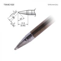 t39-bc1020 Hakko FX-9701/9702 1 x 2 mm Bevel Soldering Iron Tip for use with FX-9701, FX-9702