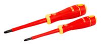 b220012 Bahco Slotted Insulated Screwdriver, 2-Piece