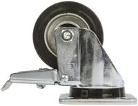 16628-fr LAG Braked Swivel Castor Wheel, 150kg Capacity, 100mm Wheel