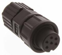 bd-06bffa-ll7001 Amphenol Industrial Circular Connector, 6 Contacts, Cable, Standard Connector, Socket, Female, IP67, Ceres Series