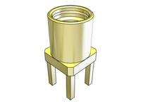mmcx-j-p-h-st-th1 Samtec MMCX Series, Jack Through Hole MMCX Connector, 50Ω, Solder Termination, Straight Body