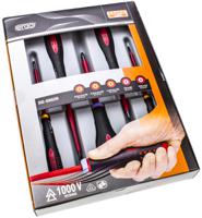 be-9882s Bahco Pozidriv; Slotted Insulated Screwdriver Set, 5-Piece