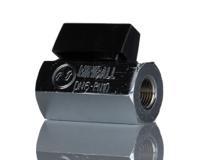 601112118 Norgren Nickel Plated Brass Reduced Bore, 2 Way, Ball Valve, Threaded, G 1/8in, -0.4 → 10bar Operating Pressure