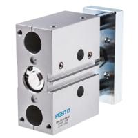 dfm-20-20-p-a-gf Festo Pneumatic Guided Cylinder - 170840, 20mm Bore, 20mm Stroke, DFM Series, Double Acting