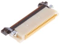 fh12a-24s-05sh55 Hirose, FH12 0.5mm Pitch 24 Way Right Angle Female FPC Connector, ZIF Top Contact