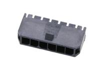 436500603 Molex 43650 Series Right Angle Through Hole PCB Header, 6 Contact(s), 3 mm Pitch, 1 Row, Shrouded