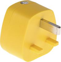 298-3878 RS PRO ESD Earth Bonding Plug With 10 mm Stud x 3