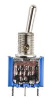 5636ak APEM Toggle Switch, Panel Mount, On-On, SPST, Solder Terminal