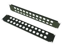 pan21932 S2Ceb-Groupe Cae Black Steel Rack Panel, 2U, 483 x 88mm