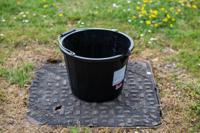 178-7642 14L Plastic Black Bucket With Handle