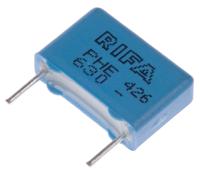 phe426ma5100jr05 KEMET PHE426 Metallised Polypropylene Film Capacitor, 250 V ac, 630 V dc, ±5%, 10nF, Through Hole