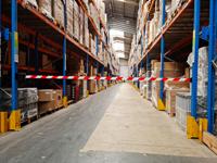 217-5269 RS PRO Red & White Steel Strap Reel, 4m, Red, White Tape