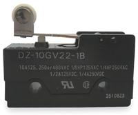 dz-10gv22-1b Omron Lever Limit Switch, 2NO/2NC, IP00, DPDT, 250V ac Max, 10A Max