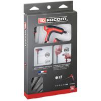 84tzsapb Facom 6 piece T Shape Metric Hex Key Set, 3 - 4 - 5 - 6 - 7 - 8mm