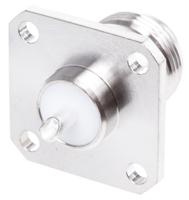 j01021h1082 Telegartner, Jack Panel Mount N Connector, 50Ω, Solder Termination, Straight Body