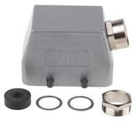 1004200012954400 EPIC H-B Heavy Duty Power Connector Hood, 42 Contacts, PG16 Thread, Side Entry