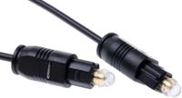 830-0099 RS PRO Male TOSlink to Male TOSlink Optical Audio Cable, 2.5m