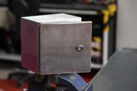 842-8399 RS PRO 304 Stainless Steel Wall Box, IP66, 200 mm x 200 mm x 150mm