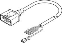 nebm-s1g9-e-10-q5-le6 Festo Cable, NEBM Series, For Use With CMMS-ST Motor Controller, EMMS-ST-42 Stepper Motor, EMMS-ST-57 Stepper Motor