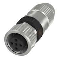 bcc02h8 BALLUFF Circular Connector, 4 Contacts, Cable, M12 Connector, Socket, Female, IP67, BKS-S107-RT14 Series