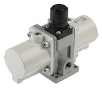 vba10a-f02 SMC G 1/4 Pneumatic Regulator -, 1MPa max. input