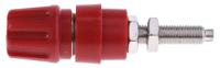 930144101 Hirschmann Test & Measurement 63A, Red Binding Post With Brass Contacts and Nickel Plated